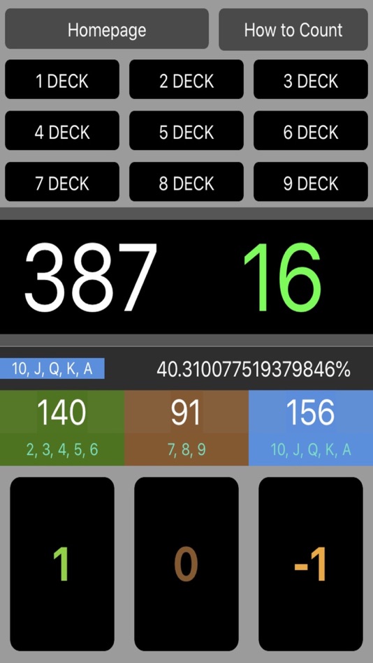 #3. 21 Card Counter (iOS) By: Yeong Wu Heo