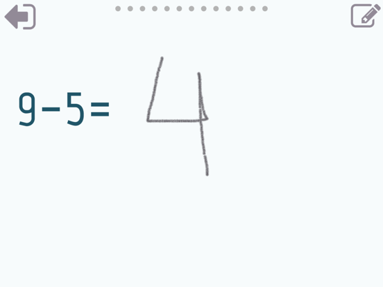 First Grade Math Trainer iPad screenshot