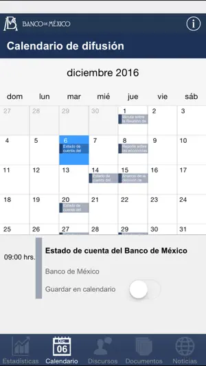 Banxico al día para iPhone screenshot 2