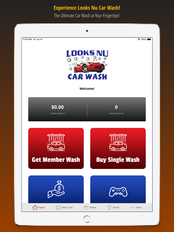 Looks Nu Car Wash iPad screenshot 1 - Business app