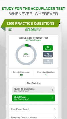 Accuplacer Practice Test screenshot 1