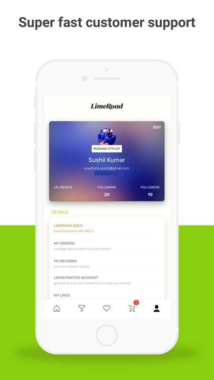 LimeRoad Online Shopping App screenshot-3