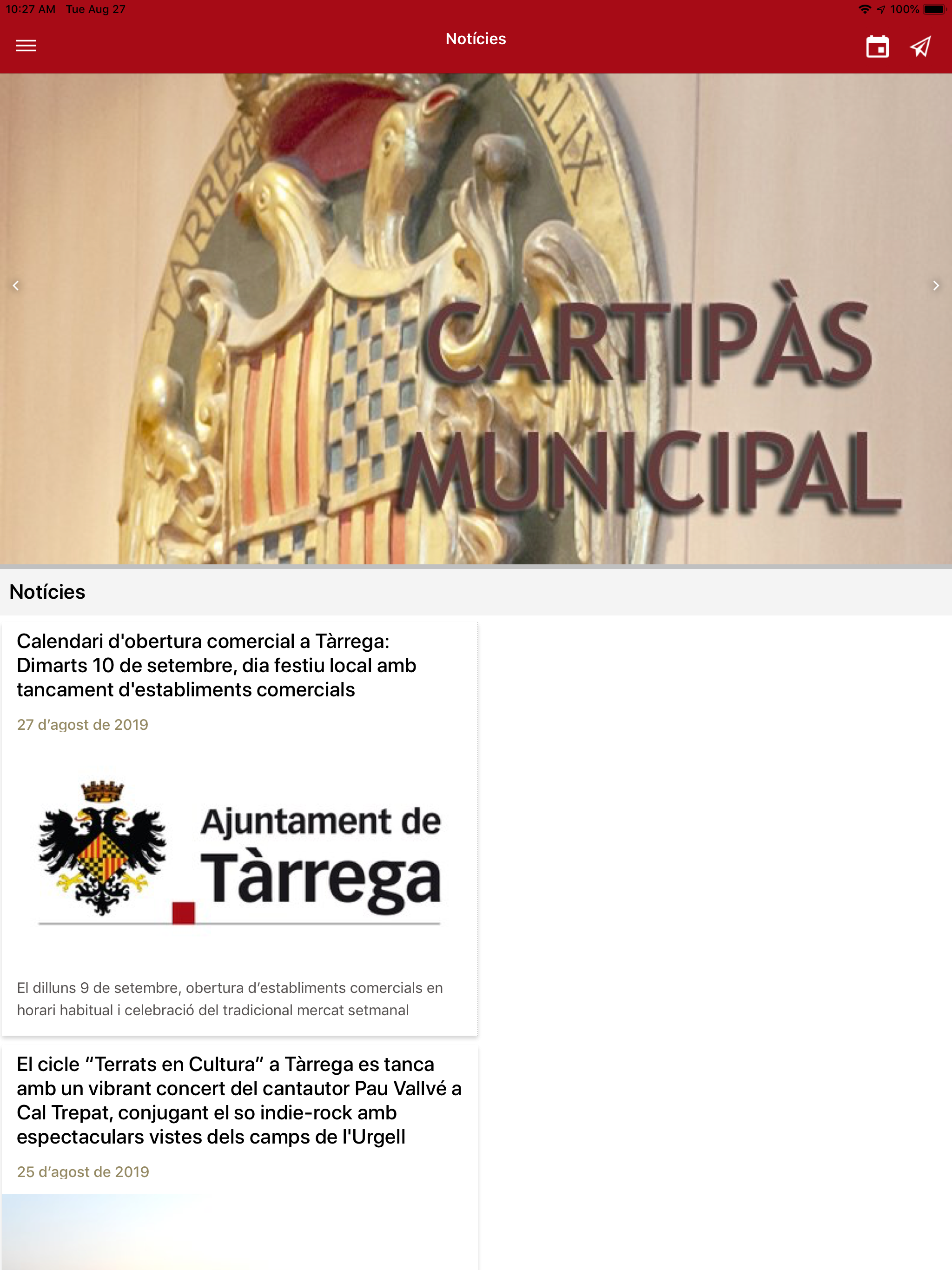 Ajuntament de Tàrrega screenshot 4