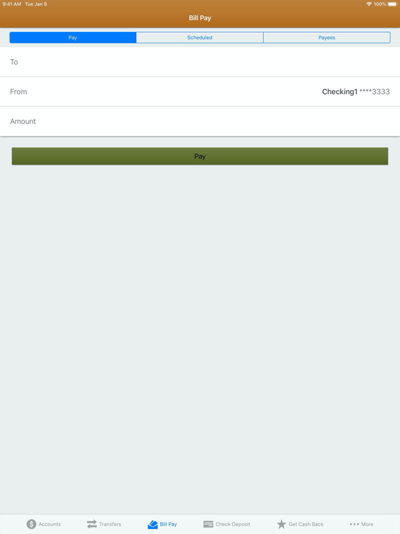 First Exchange Bank iPad screenshot 5 - Finance app