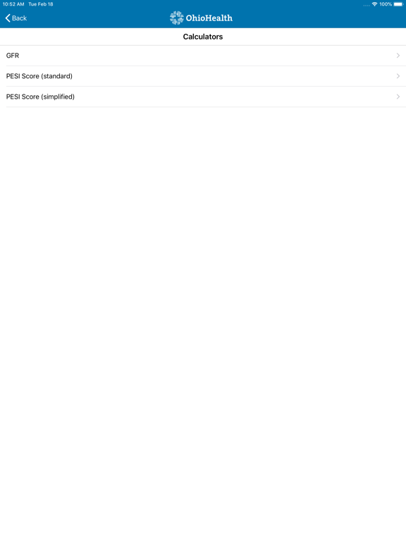 OhioHealth Vascular Institute iPad screenshot 3 - Medical app