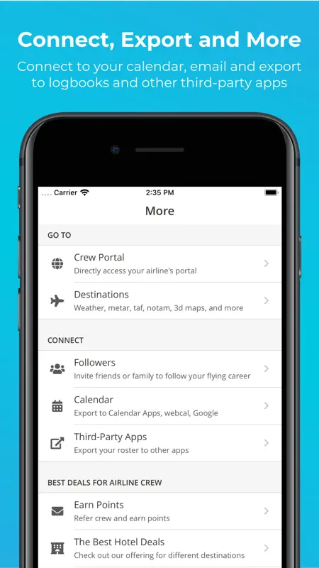 RosterBuster App de Aerolíneas screenshot 7 of 7