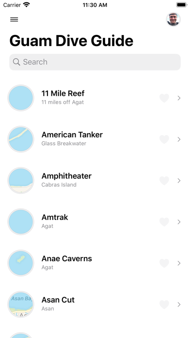 Guam Dive Guide Screenshot