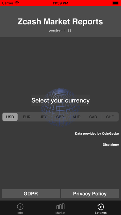 Screenshot #2 pour Zcash Market Reports