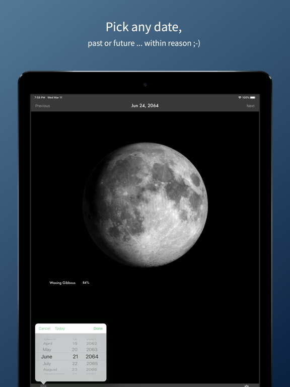 Screenshot #5 pour SimpleMoon - Moon Phase