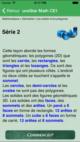 Game screenshot uneStar Math CE1 apk