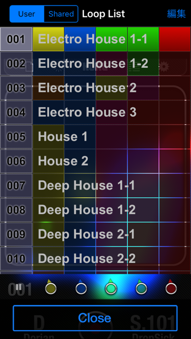 KORG iKaossilator Screenshot