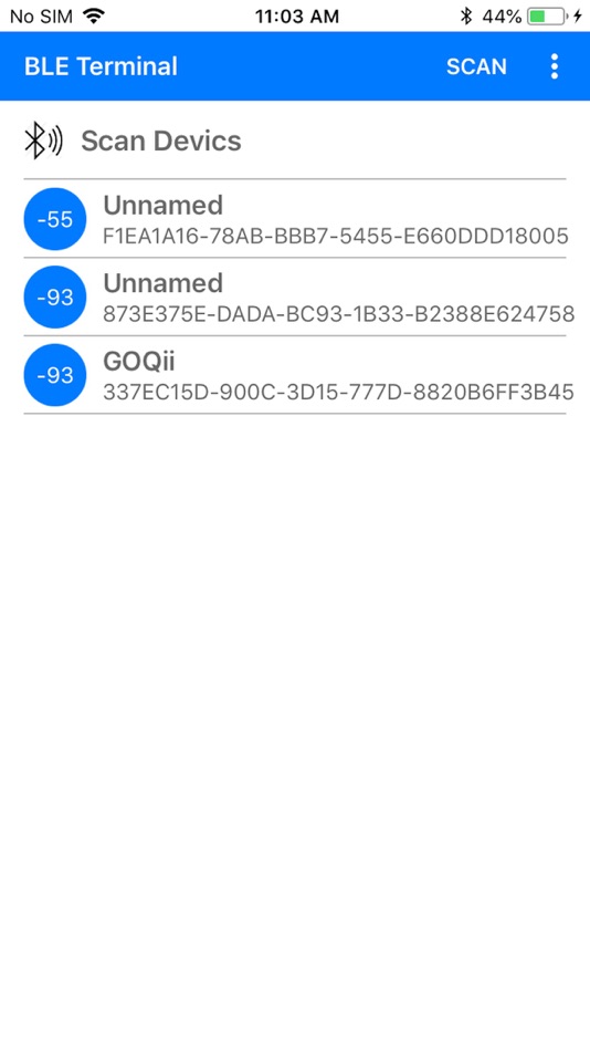 #1. BLE Terminal HM-10 (macOS) 由: Gopi Gadhiya