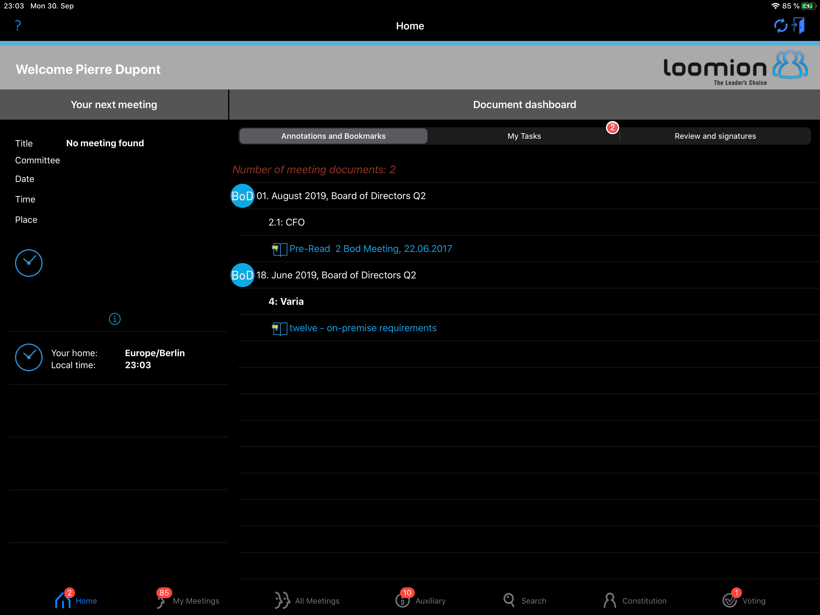 twelve mobile - Board Room screenshot 10