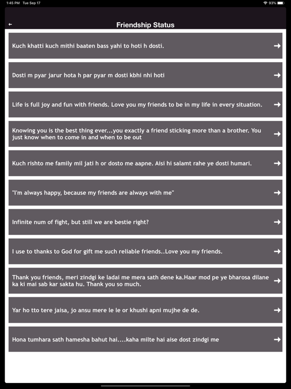 Screenshot #5 for Awesome Status and Quotes 2020