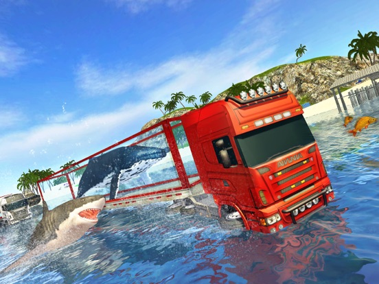 Aquatic Animal Delivery Truck iPad screenshot 4 - Games app