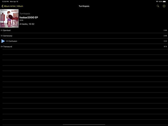 ‎foobar2000 Screenshot