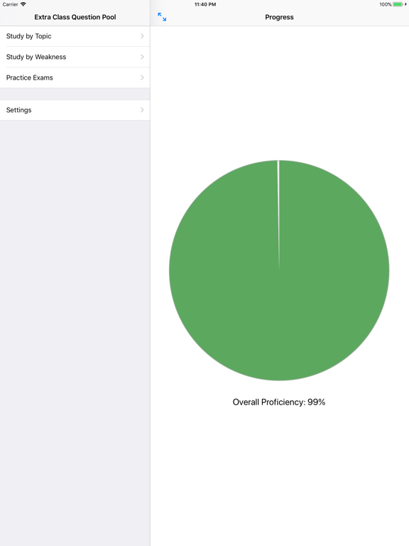 Ham Extra iPad screenshot 2 - Education app
