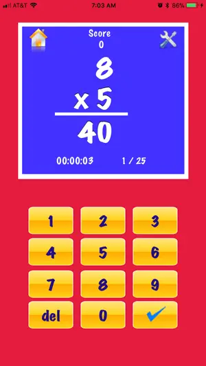 My Math Flash Cards App screenshot 2