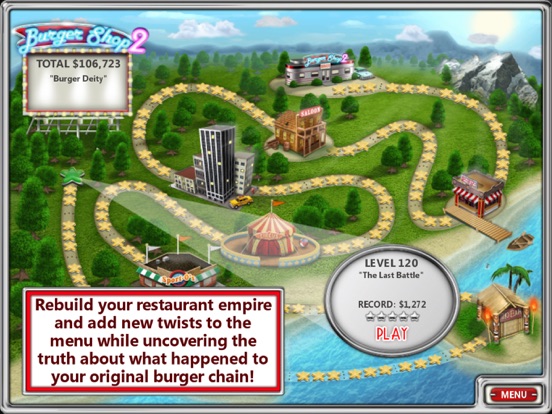Burger Shop 2 iPad screenshot 4 - Games app