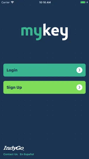 MyKey - IndyGo screenshot 1
