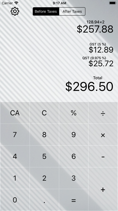 HyperTax - Canada Sales Taxes screenshot 3