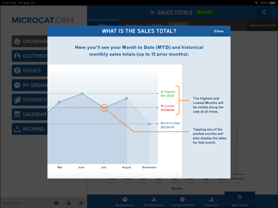 MCRM US app screenshot 2