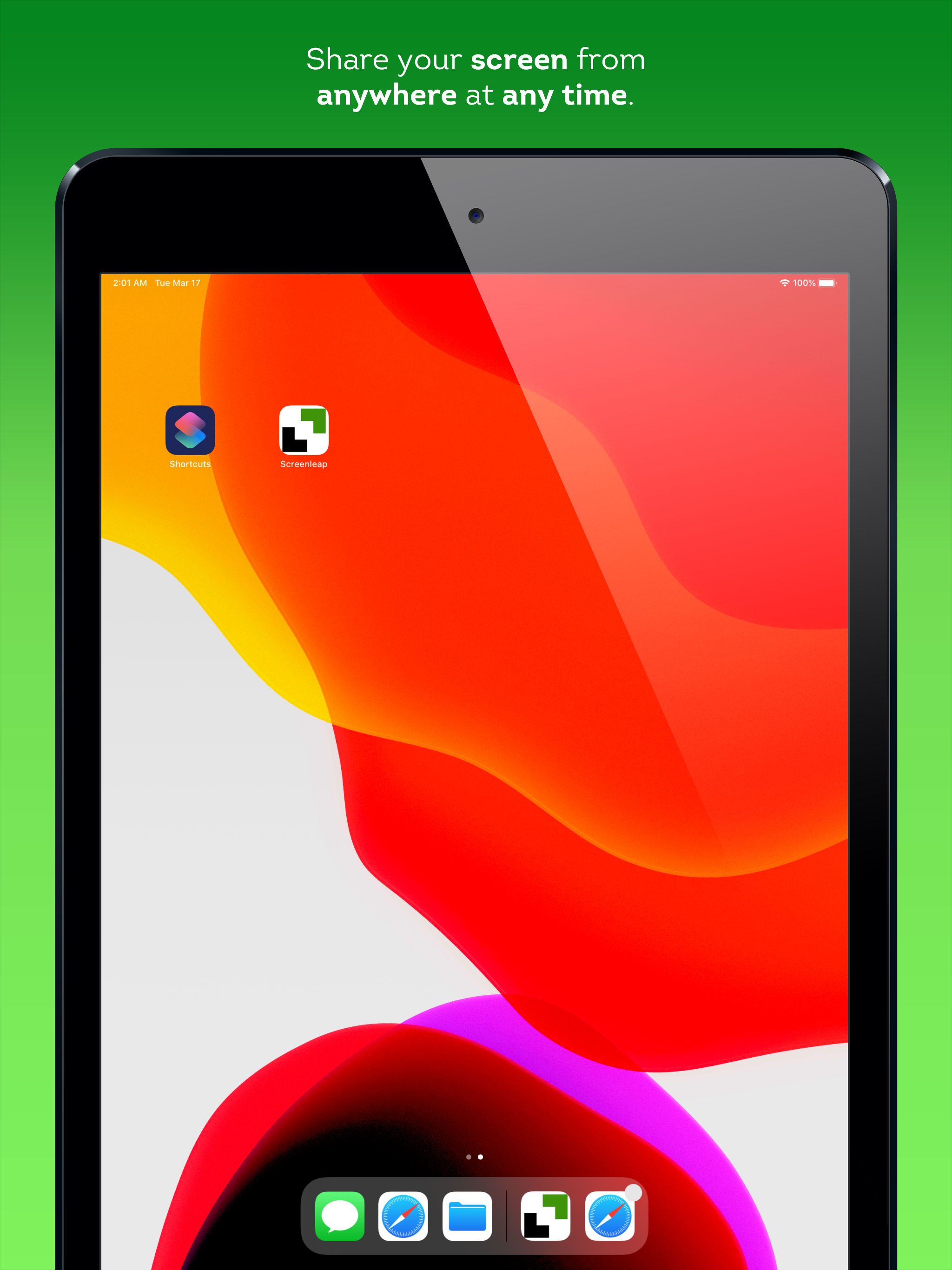 Screen and Camera Sharing