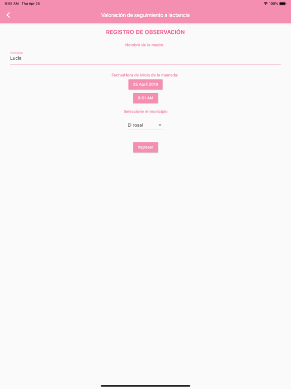 Lactar App iPad screenshot 5 - Medical app