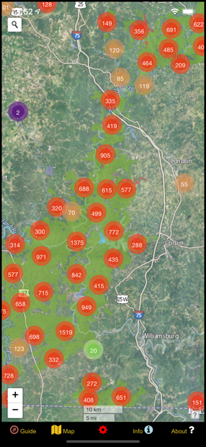Kentucky Mushroom Forager Map!(圖3)-速報App