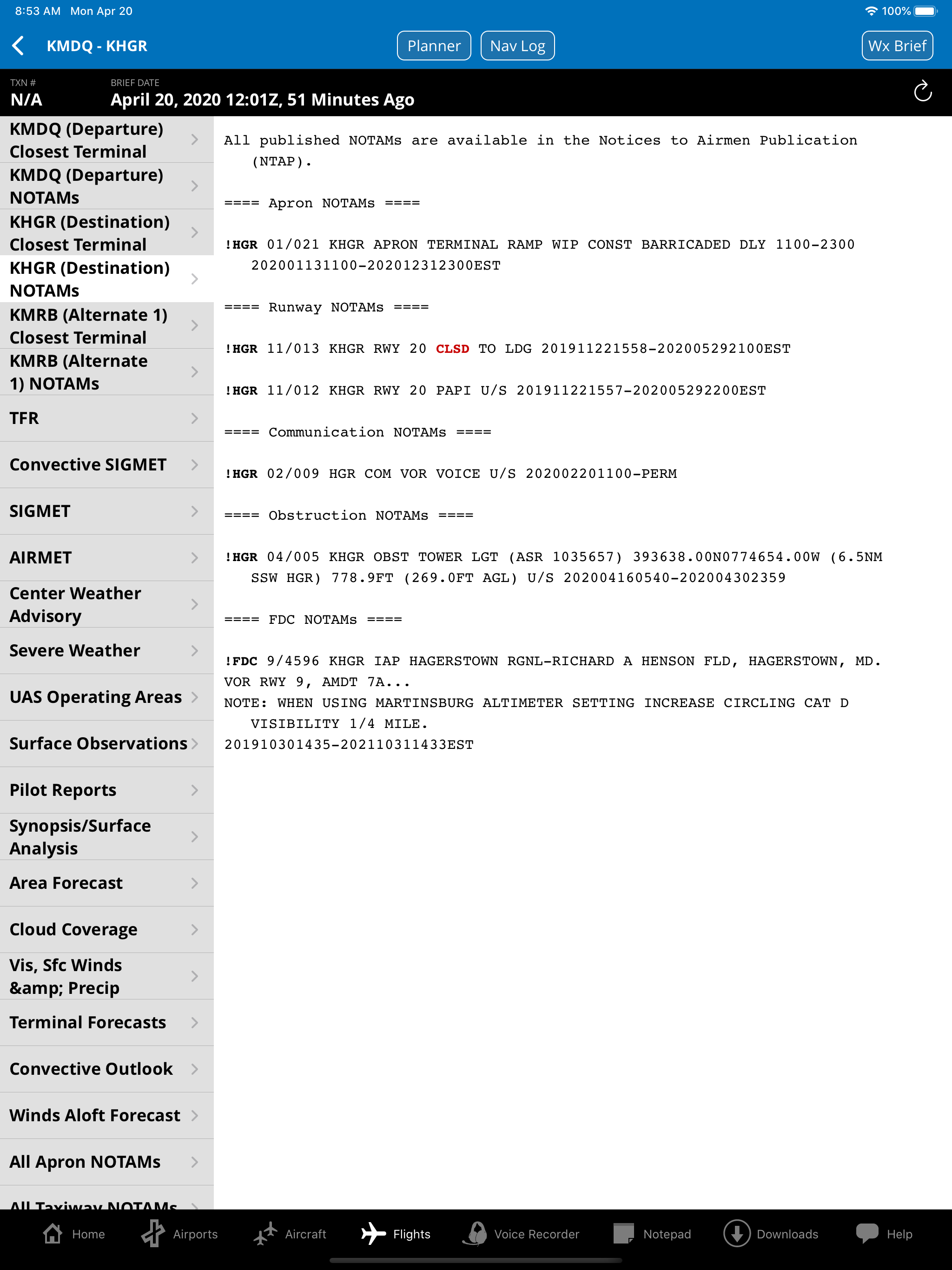 iFlightPlanner screenshot 13