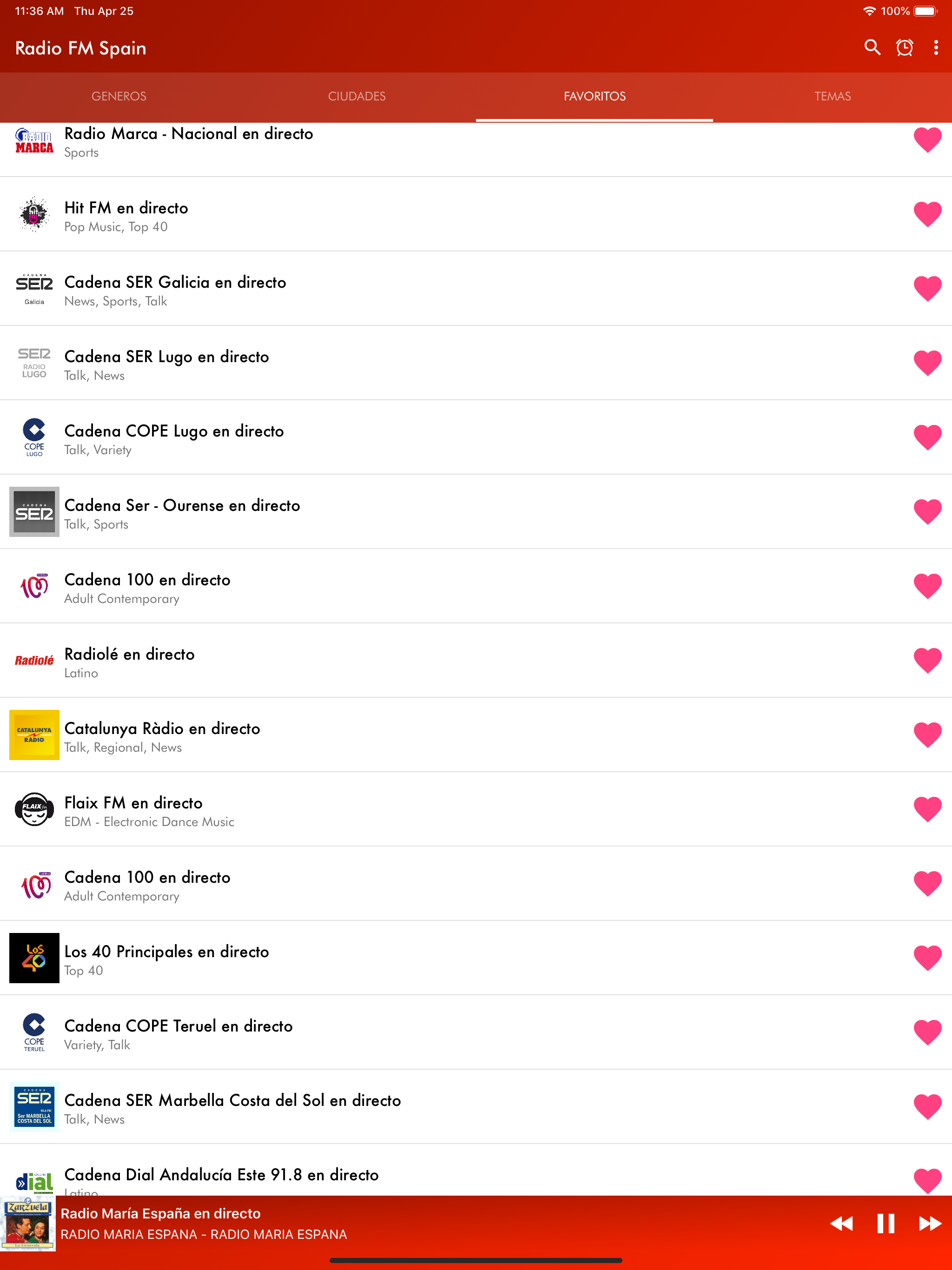 Radio FM Spain screenshot 8