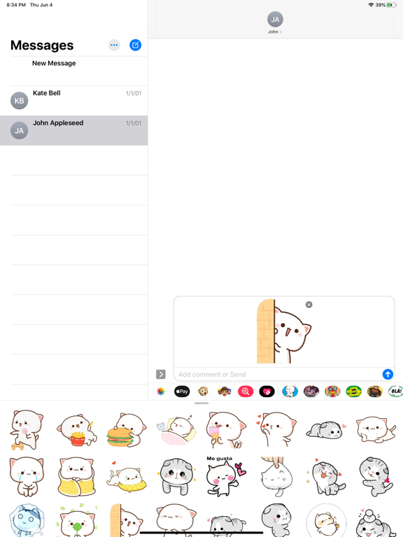 Screenshot #6 pour Mochi & Cats Stickers