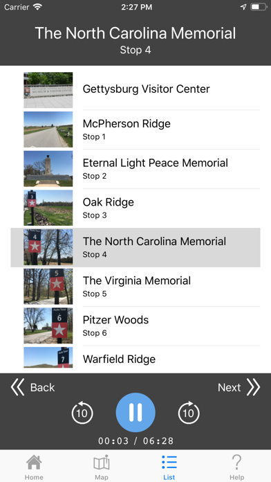 How to cancel & delete Gettysburg Audio Tour from iphone & ipad 3