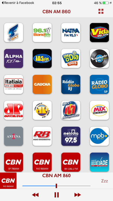 Screenshot #1 pour Rádio Brasil: Top Radios
