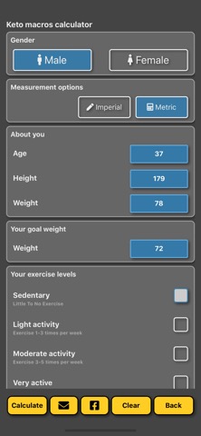 Keto Macro Calculatorのおすすめ画像4