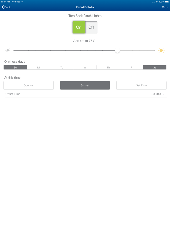 Decora Digital Dimmer & Timer iPad screenshot