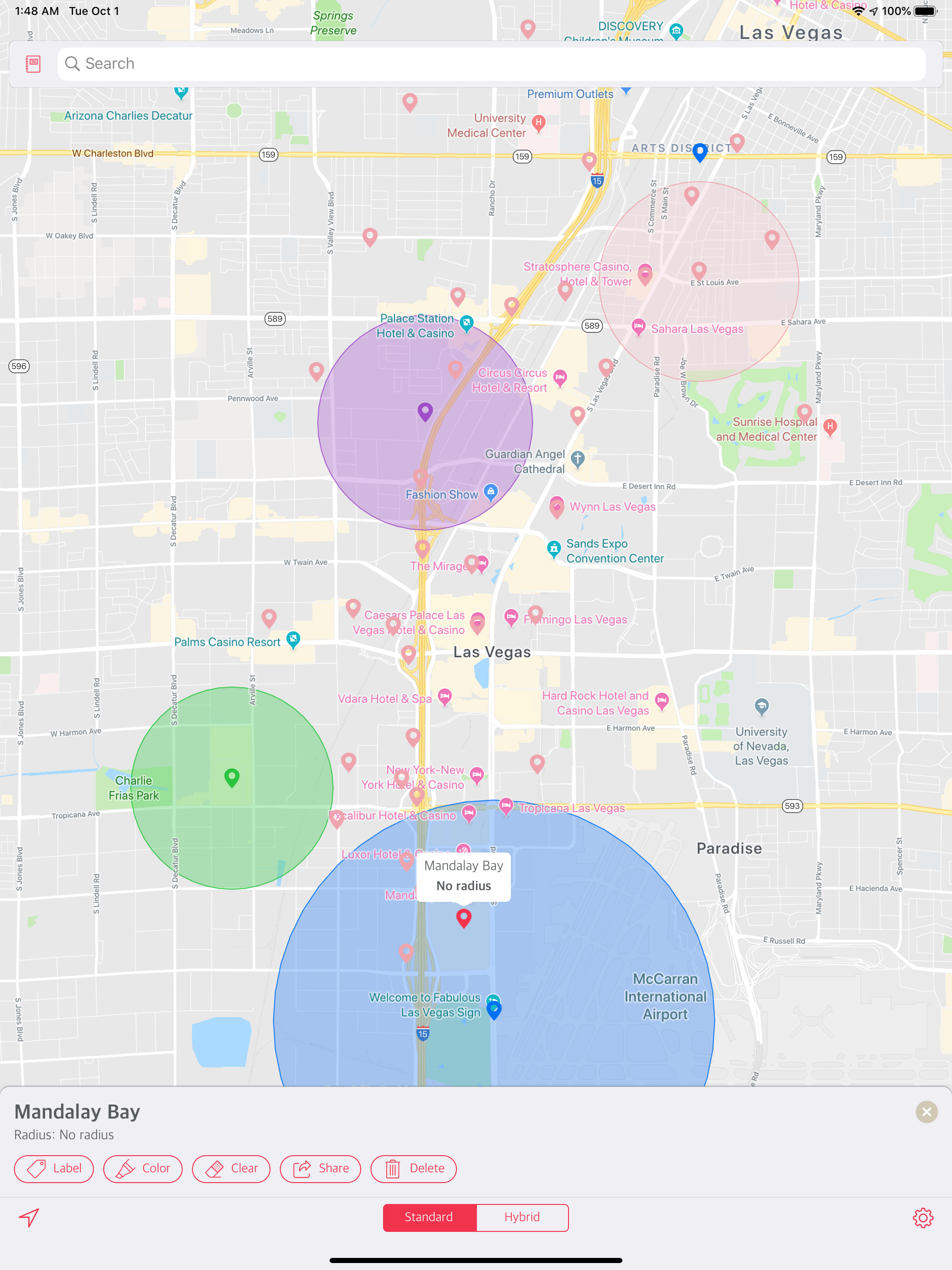 Radius Maps