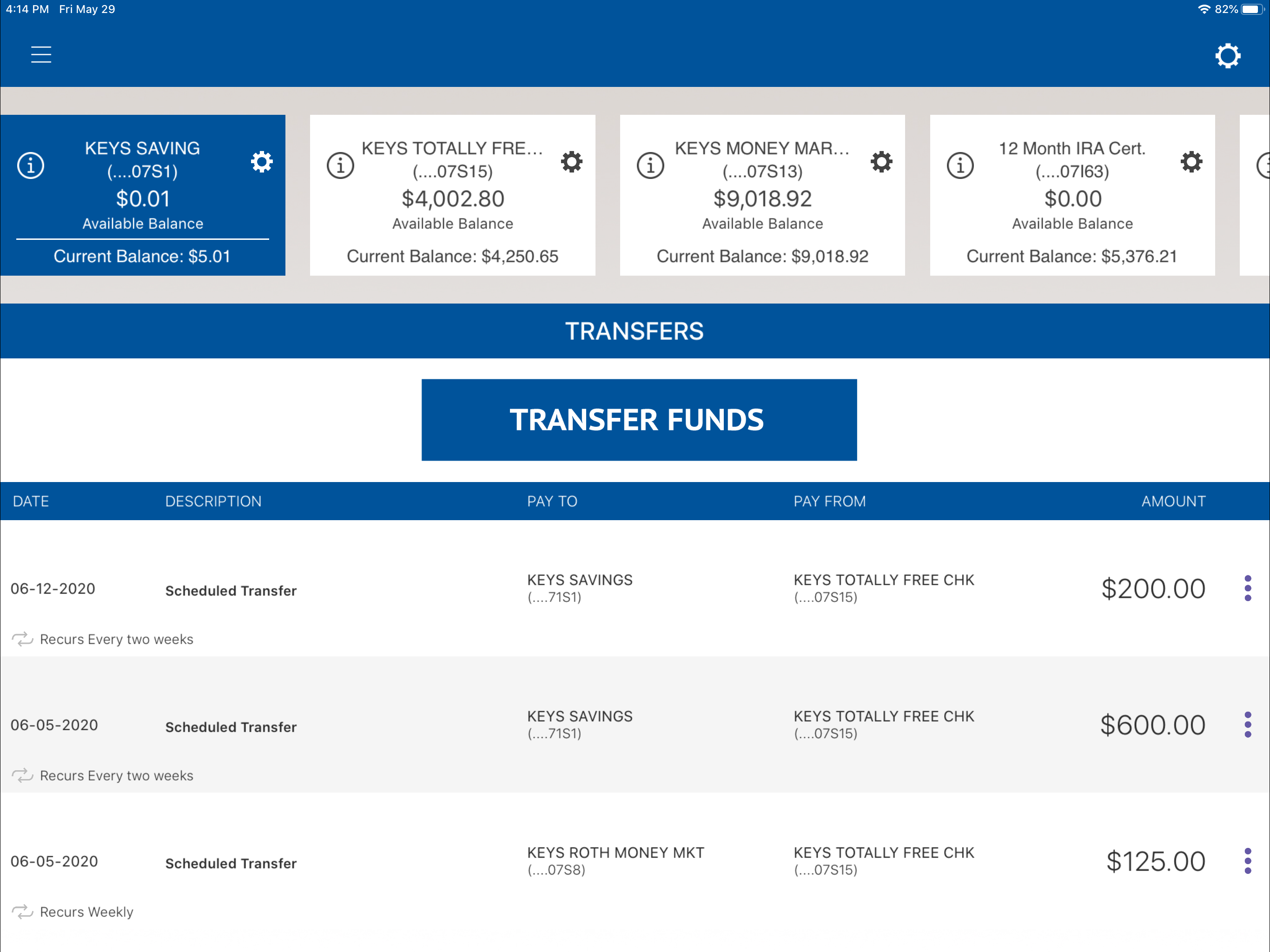Keys FCU for iPad screenshot 5