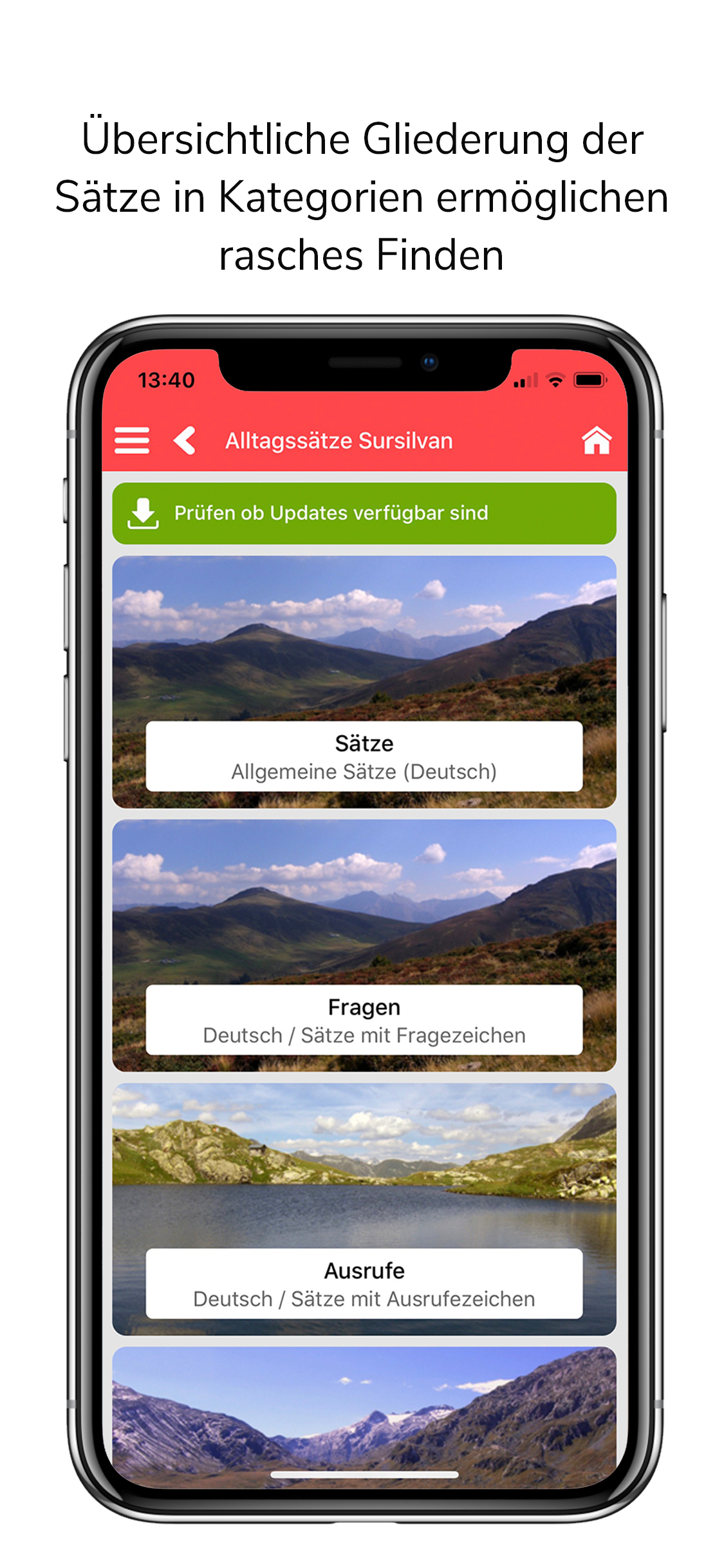 Alltagssätze Sursilvan screenshot 7