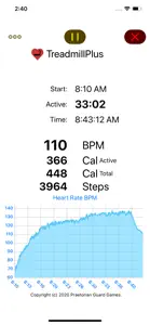 TreadmillPlus screenshot #2 for iPhone