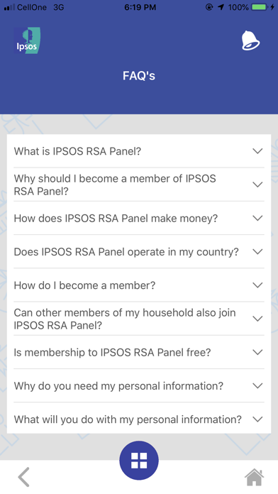 IPSOS RSA Panel Management screenshot 4