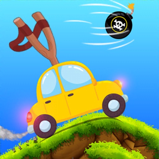 Car Slingshot: Mountain Climb