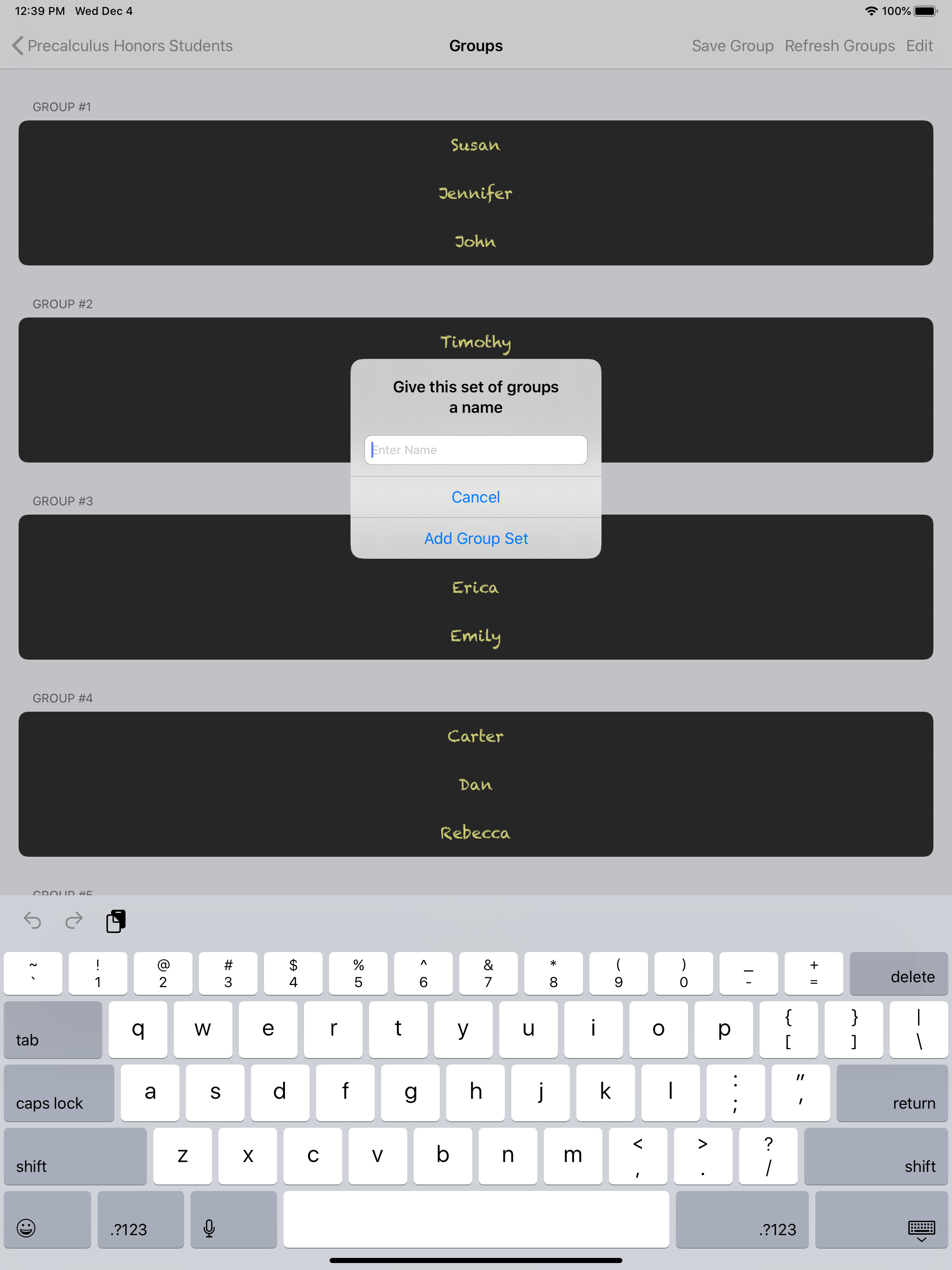 Group Generator