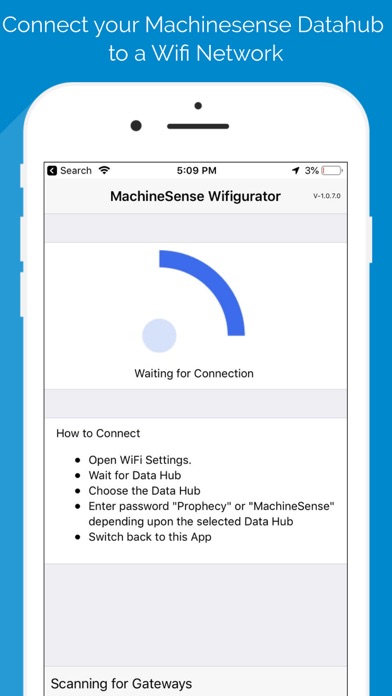 Screenshot #1 pour MachineSense Wifigurator