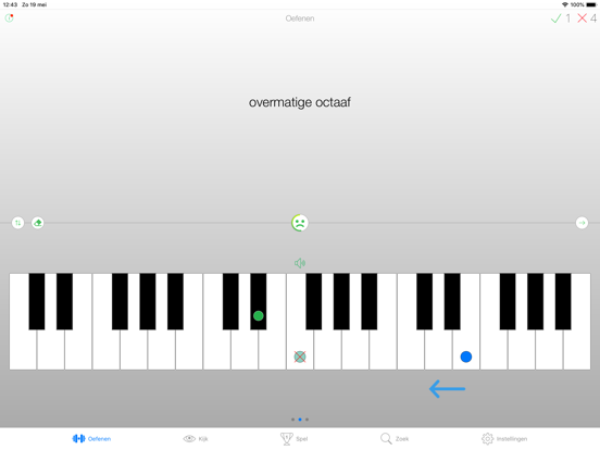 Muziek Interval Trainer iPad app afbeelding 6
