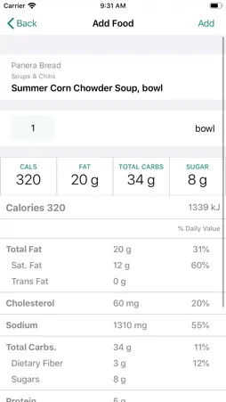 ControlMyWeight screenshot 2