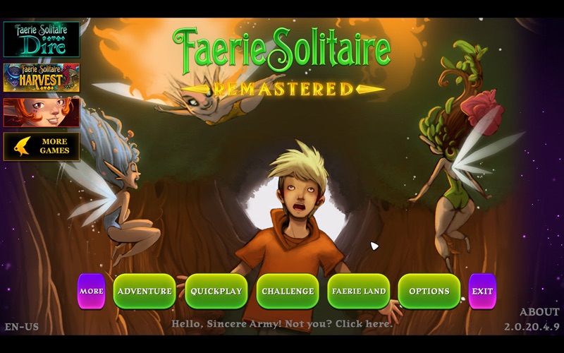 Screenshot #1 pour Faerie Solitaire Remastered