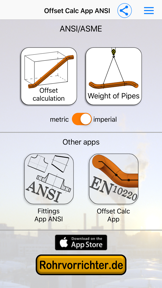 Offset Calc App ANSI screenshot