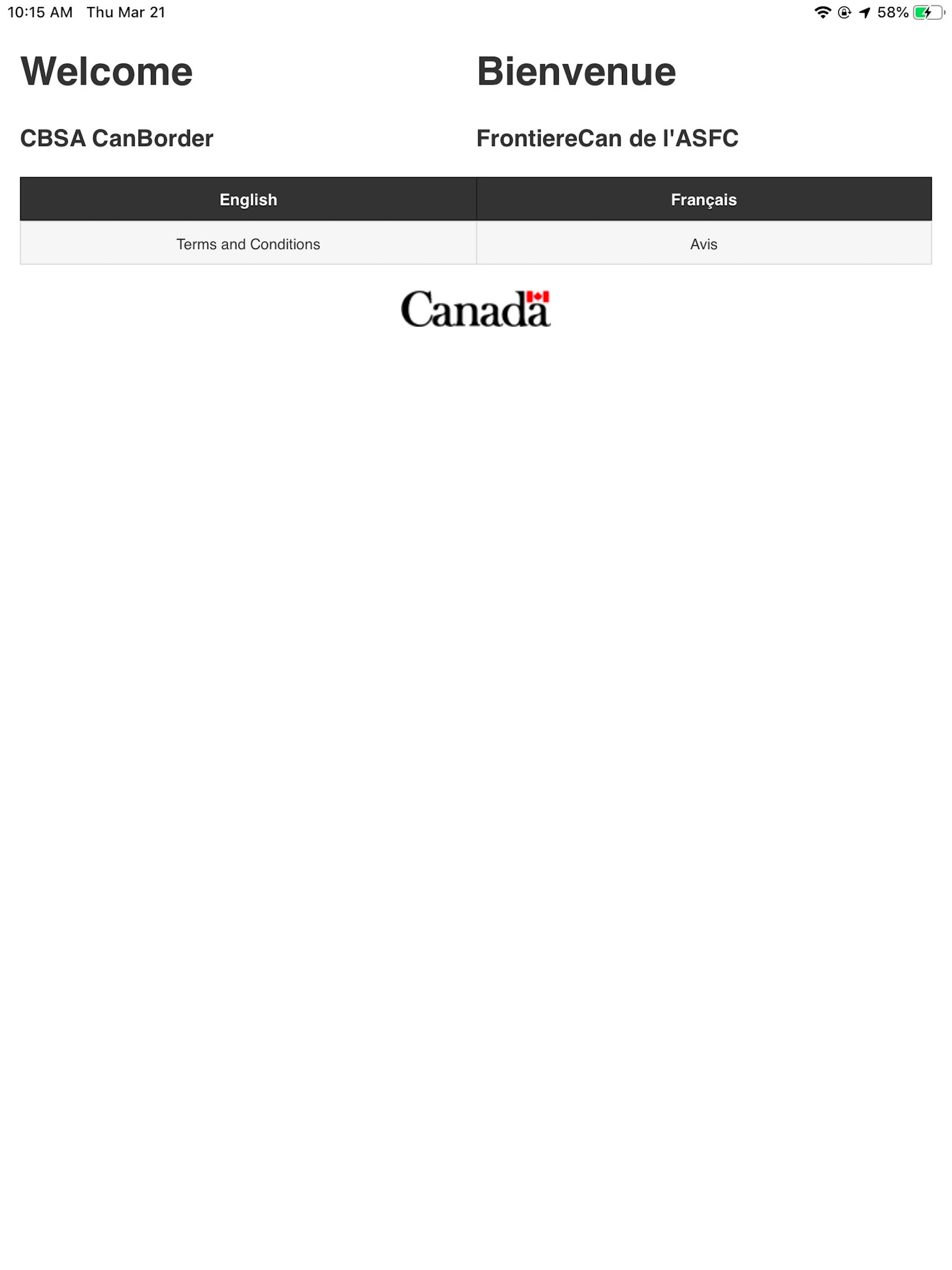 CBSA CanBorder screenshot 5