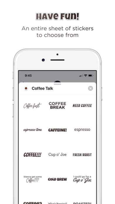 Coffee Talk Stickers Screenshot